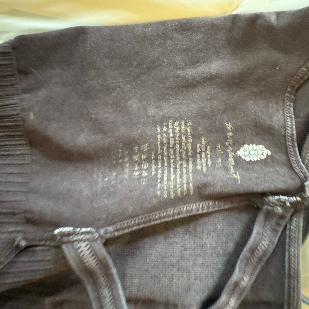 Free People Good Karma Onesie size medium washed black - Picture 5 of 6